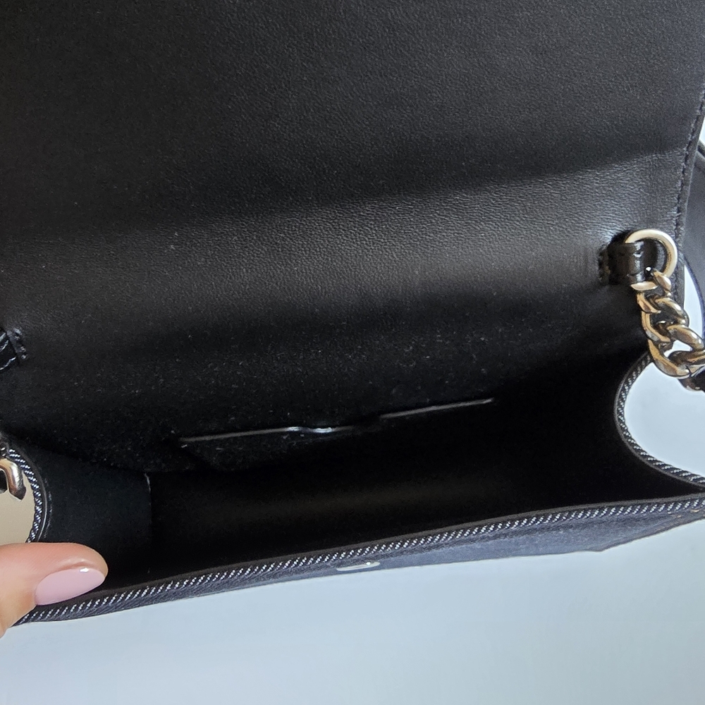 Alexander McQueen Skull Denim Crossbody Bag - Picture 9 of 14